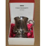 BILL NICHOLSON - TANKARD Silver tankard given to Eddie Baily by Bill Nicholson after his Testimonial