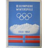 1952 WINTER OLYMPICS OSLO A German issue trade photo softback album complete with 80 cards issued by