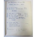 TOTTENHAM 1967 Large hardback exercise book formerly the property of Eddie Baily who was Tottenham