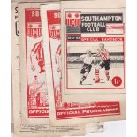 SOUTHAMPTON Interesting miscellany of Southampton items, handbook 51-52 (60 pages), away