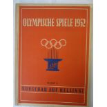 1952 SUMMER OLYMPICS HELSINKI A German issue trade photo softback album complete with 80 cards