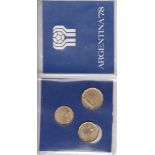 WORLD CUP 1978 Set of 6 1978 World Cup Commemorative coins (copper/aliminium/nickel) held in a