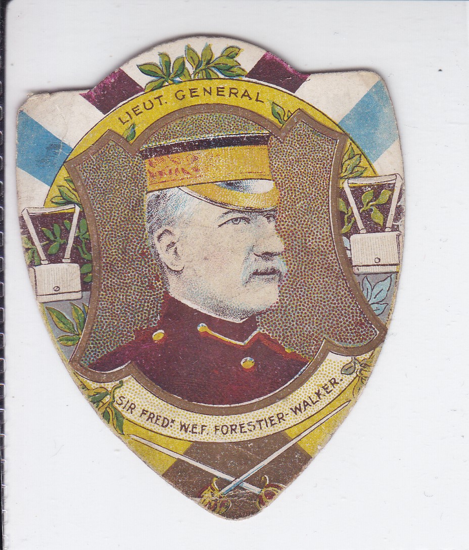 BAINES - BOER WAR Scarce Baines card from the Boer War, Lieut General Sir Fred W.E.F. Forestier-