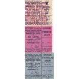 TICKETS - MAN UTD 68-69 Three Manchester United home match tickets from the 68-69 European Cup run