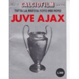 1973 EUROPEAN CUP FINAL Juventus v Ajax played 30 May 1973 in Belgrade. Official Juventus FC ''