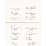 DUNDEE UNITED 1994 Fold over card signed by 13 Dundee United players from their Scottish Cup Final