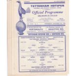 TOTTENHAM Collection of 7 Tottenham home Reserves programmes from 54/55 inc v Chelsea. Results