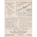 MANSFIELD - GILLINGHAM 45 Mansfield Town home programme v Gillingham, 29/9/45, four page issue,