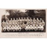 ARSENAL Scarce postcard issued by official Arsenal photographers Lambert Jackson, team group 1935/