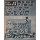 1957 EUROPEAN CUP Semi Final Real Madrid v Manchester United played 11 April 1957 at the Bernabeu,