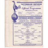 TOTTENHAM Collection of 13 programmes for Tottenham home Friendlies v Hibernian 51/2, 53/4 and 57/8,