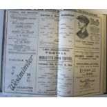 LIVERPOOL / EVERTON 1925-1926 Very good bound volume, 1925-1926 containing 48 programmes for