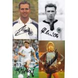 SIGNED PHOTOS Twenty five signed 6” x 4” photos, all German related, including Eckel, Beckenbauer,