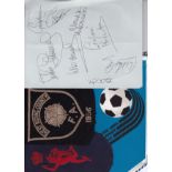 FOOTBALL MISCELLANY Collection of programmes, some signed 3 photos (all signed by Gary Mabbutt),