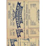 SPEEDWAY Three Pre War Harringay speedway programmes v Wembley 12 June 1937, v West Ham 21 May