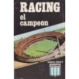 1967 INTERCONTINENTAL CUP Racing Club v Glasgow Celtic played 1 November 1967 in Buenos Aires.