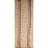 TWO COTTON MACHINE FLAT WOVEN RUGS, WOODARD WEAVE Hand-made in India. 16 ft. 6 in. x 11 ft. 9 in.