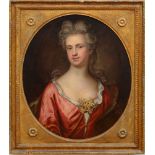 ATTRIBUTED TO SIR GODFREY KNELLER 91646-1723): PORTRAIT OF A LADY IN A PINK DRESS Oil on canvas,