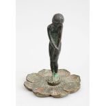 MALVINA CORNELL HOFFMANN (1887-1966): LA FRILEUSE Bronze with verdigris, c. 1912, inscribed '©