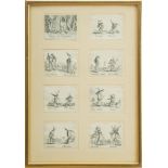 JACQUES CALLOT (1592-1635): BALLI DI SFESSANIA The set of twenty-four etchings on laid paper,