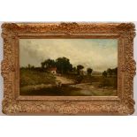 ALEXANDER H. WYANT (1836-1892): AMERICAN LANDSCAPE Oil on canvas, signed 'A.H. Wyant' lower right,