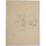 FRANK ANDERSON (1844-1891): LANDSCAPE SKETCHES A group of five pencil on paper, 1876-1885, unsigned,