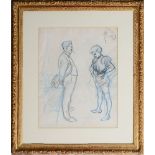 ATTRIBUTED TO THÉOPHILE-ALEXANDRE STEINLEN (1859-1923): STUDIES; AND STUDY FOR THE SHOE Double-sided