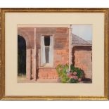 CAROLYN AUSTICE: ANGUS HOUSE, EDZELL Watercolor on paper, signed 'Carolyn Austice' lower left. 10