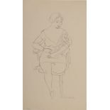 WALT KUHN (1877-1949): PEGGY Lithograph in black on wove paper, 1927, the full sheet, signed in