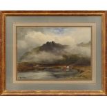 WYCLIFFE EGGINGTON (1875-1951): CREAG MHOR, ARISAIG Watercolor on paper, 1938, signed 'W. Eggington'