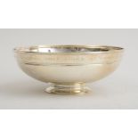 TIFFANY & CO. SILVER PRESENTATION BOWL Mark for 1907-1938; the footed bowl inscribed 'National