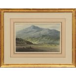JOHN PRESTON NEALE (1780-1847): CADER IDRIS FROM THE BARMOUTH ROAD Watercolor on paper, signed 'J.P.