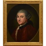 BENJAMIN VAN DER GUCHT (1753-1794): PORTRAIT OF DAVID GARRICK Oil on canvas, 1768, signed 'B. Vander