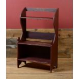 AMERICAN PROVINCIAL PAINTED STANDING BOOKCASE 53 1/4 x 32 x 16 1/4 in.