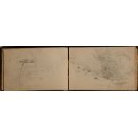 FRANK ANDERSON (1844-1891): SKETCHBOOK The set of bound pencil sketches on paper, 1870, inscribed '