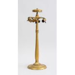 TIFFANY STUDIOS GILT BRONZE LAMP STAND