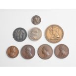 GROUP OF BRONZE EUROPEAN COMMEMORATIVE MEDALS