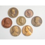 GROUP OF BRONZE UNITED STATES PRESIDENTIAL MEDALS