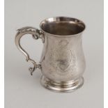 AMERICAN ARMORIAL SILVER MUG