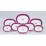 DERBY PORCELAIN FORTY-PIECE PART DINNER SERVICE