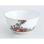 MEISSEN PORCELAIN LARGE FOOTED BOWL