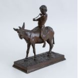 EUROPEAN SCHOOL: BOY ON A DONKEY