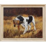 LUIS M. HENDERSON: SPANIEL WITH PHEASANT