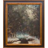 ROBERT STRONG WOODWARD (1885-1960): SNOW SCENE