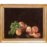 PAUL LONGENECKER (1920-2008): STILL LIFE WITH PEACHES AND GRAPES