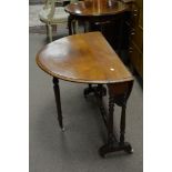 A Victorian drop leaf occasional table.