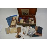 A Case containing various books and autographs of