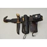 Another American Western type leather gun holster