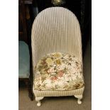 A Lloyd loom nursing chair