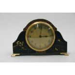 An Asprey Chinoiserie style mantle clock